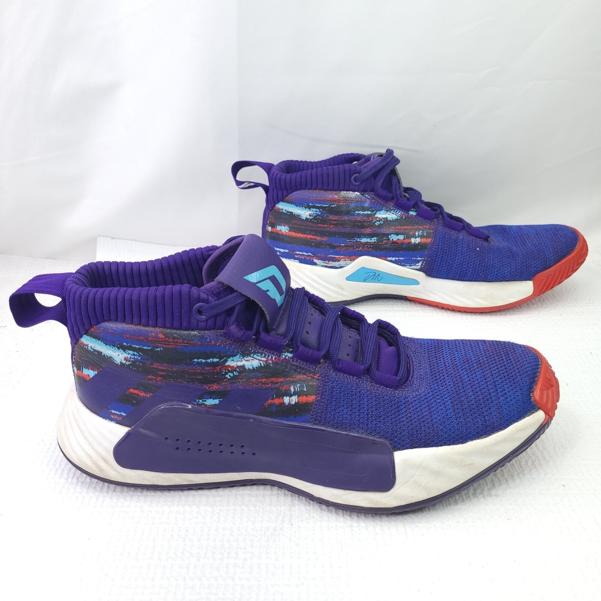 adidas Dame 5 Basketball Shoes Collegiate Purple Lillard Sneakers