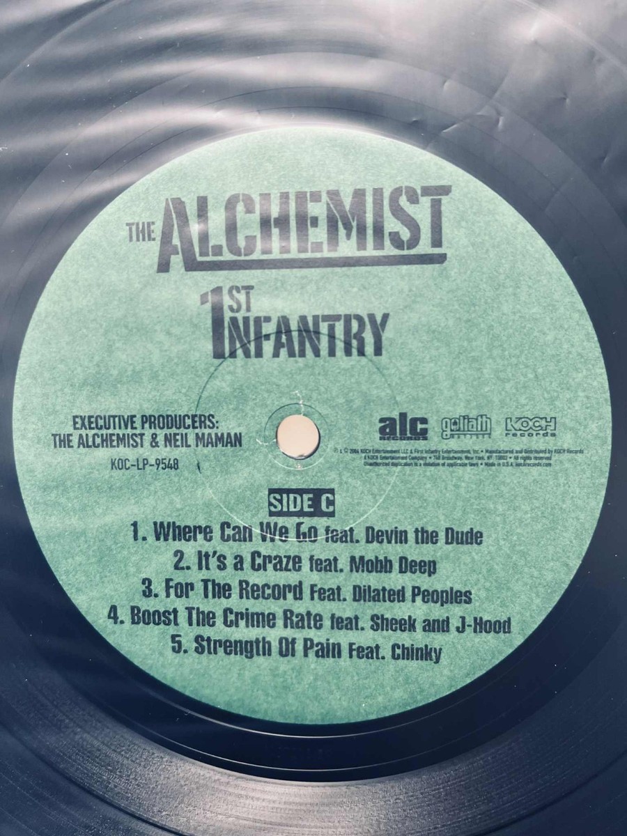 THE ALCHEMIST / 1st INFANTRY 2004 US 2LP Koch Record Nas, Mobb