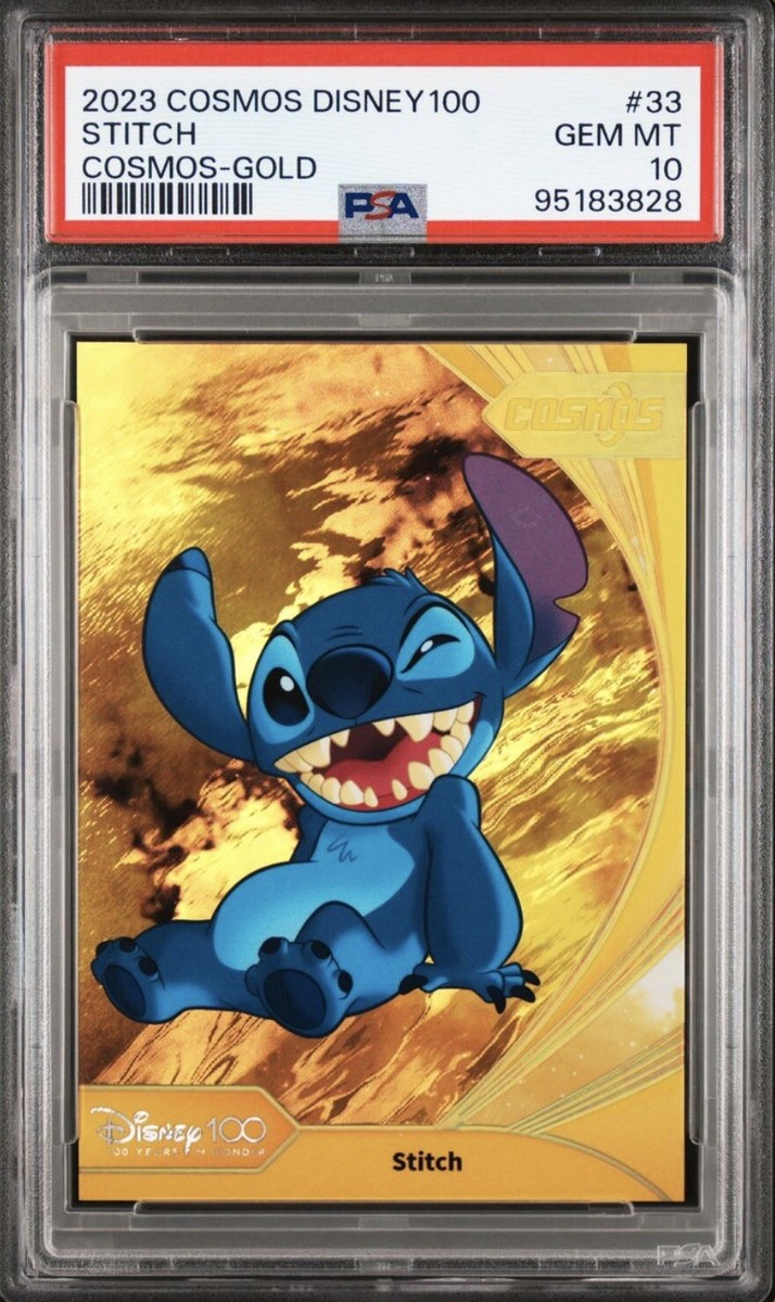 Stitch 2023 Kakawow COSMOS DISNEY 100 ALL-STAR COSMOS Gold /10 PSA