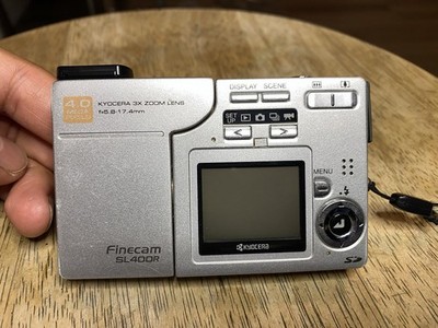 Kyocera Finecam SL400R Digital Camera, 4.0MP, Digital Camera 3x