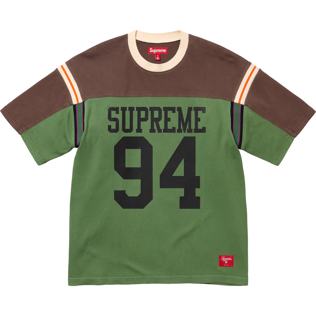 Supreme Split S/S Football Top Black Green Purple 3colors SS25 | eBay
