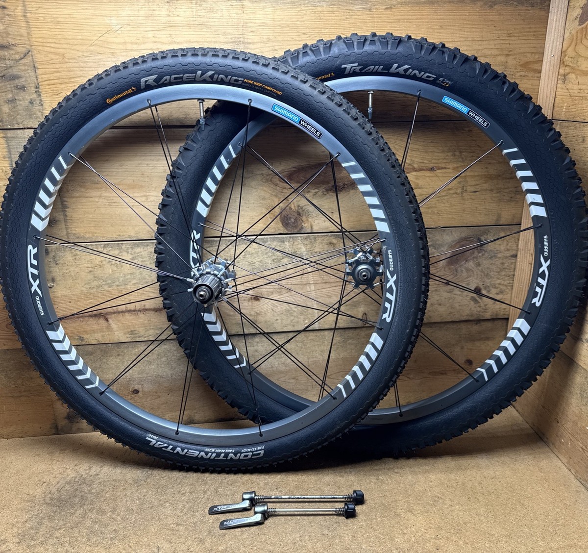 26” Shimano XTR Wheel Set Disc Brake WH-M965 9x100 10x135 mm QR