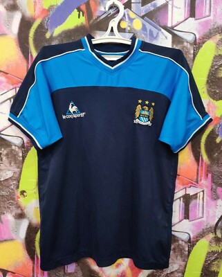 Manchester City FC 2001 2002 Football Shirt Soccer Jersey Training