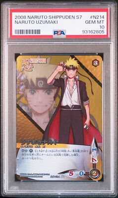 PSA10 No-214 Uzumaki Naruto Naruto Card Game Shippuden Bandai | eBay