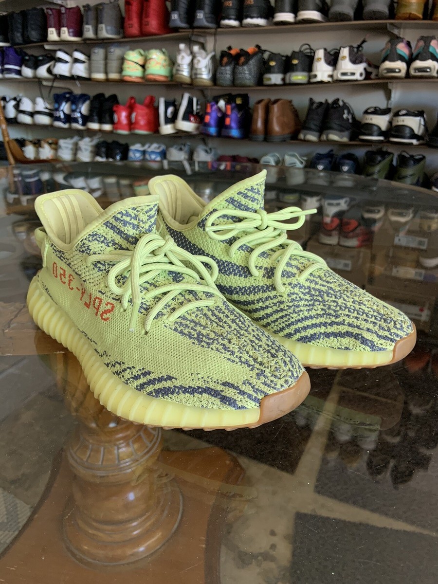 Men's 8.5 (42) adidas Yeezy Boost 350 V2 'Semi Frozen Yellow' | eBay