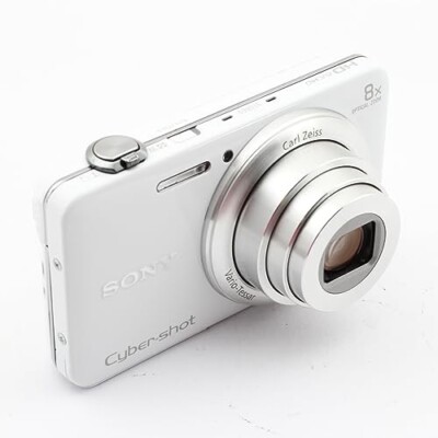 Sony Digital Camera DSC-WX60 Cyber Shot White 8.0x 16.2MP Compact
