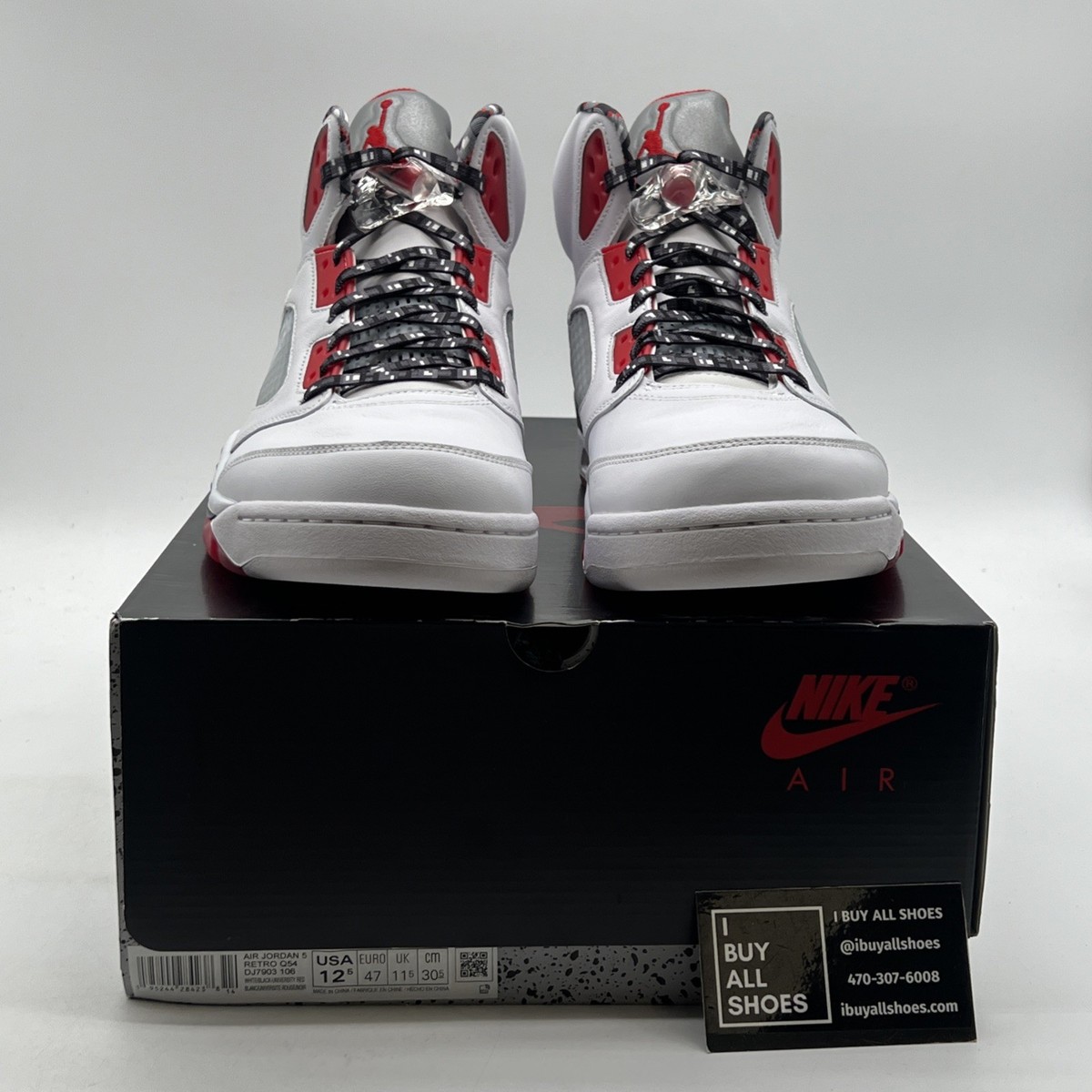 Size 12.5 - Air Jordan 5 Retro 2021 Quai 54 (DJ7903-106