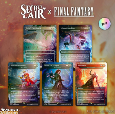 MTG Secret Lair - FINAL FANTASY Complete FOIL Set SEALED ENGLISH