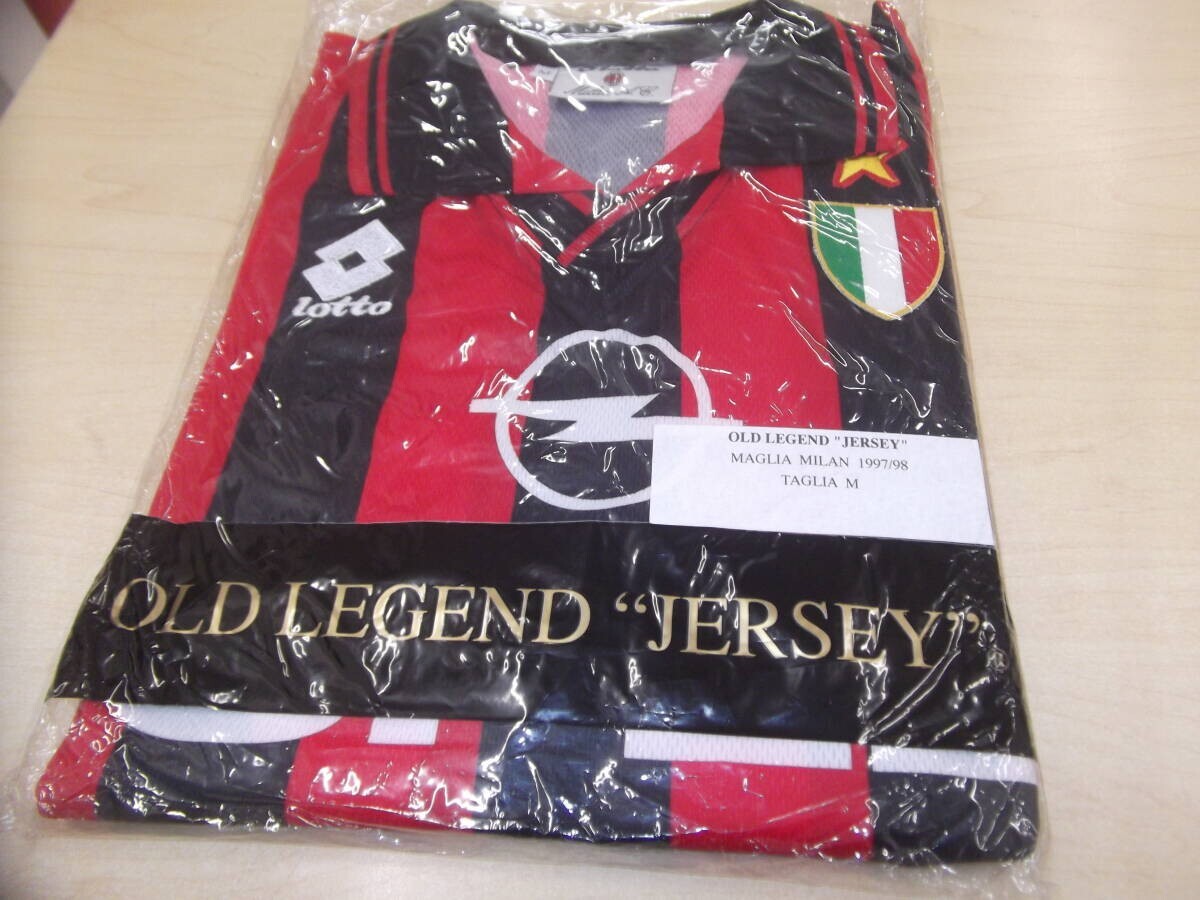 New Roberto Baggio 18 AC Milan 1996 1997 Home Football Shirt
