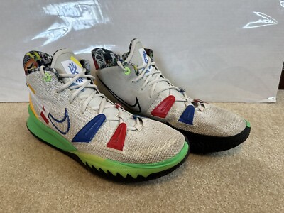 Nike Kyrie 7 Visions Light Bone Game Royal White DC9122-001 Men's