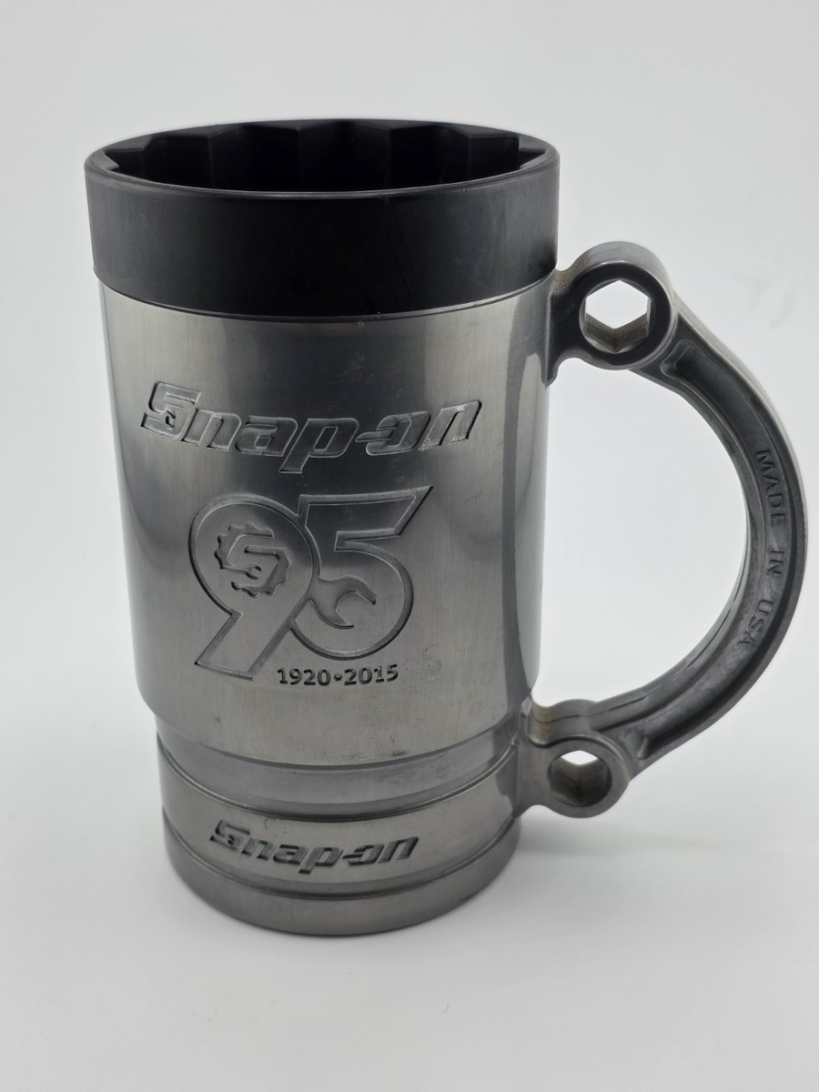 SNAP ON TOOLS 95 Years Metal Mug Coffee Cup 5/8' Socket Stein