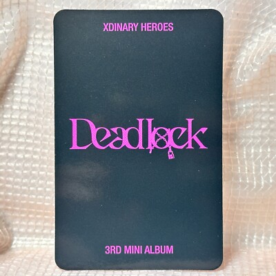 Gun-il Official Photocard Xdinary Heroes 3rd Mini Album Deadlock