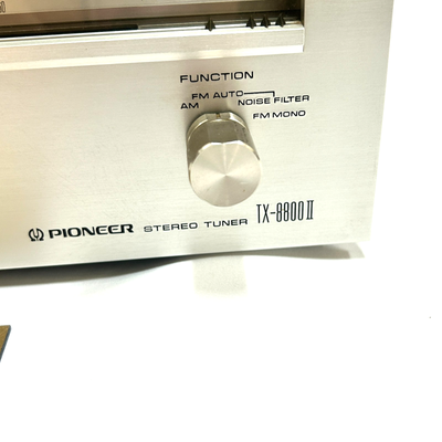 PIONEER TX-8800 II FM/AM Vintage Stereo Tuner Silver AC100V