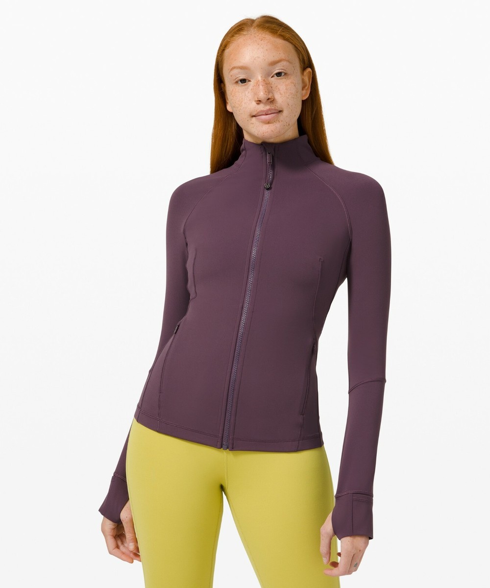 NWT Lululemon Nulu Fold Zip Jacket~SIZE:6~ Grape Thistle | eBay