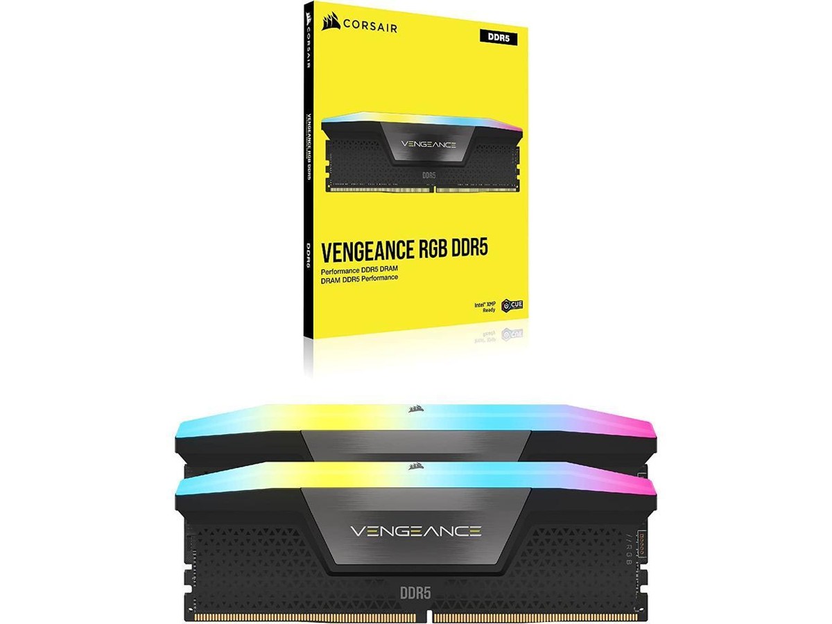 CORSAIR Vengeance RGB 32GB (2 x 16GB) 288-Pin PC RAM DDR5 7000
