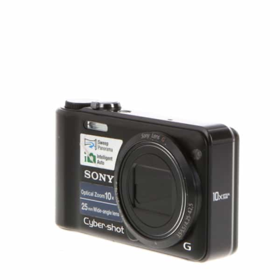 Sony Cybershot DSC-H55 14.1MP Digital Camera Black W