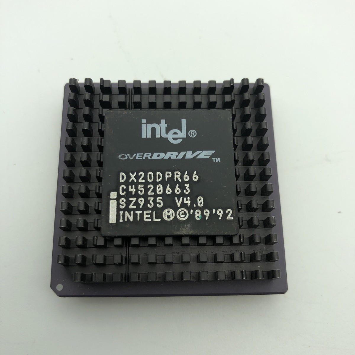 486 DX66 BOX INTEL PROCESSOR DX2ODPR66 486 DX2 66Mhz OverDrive CPU