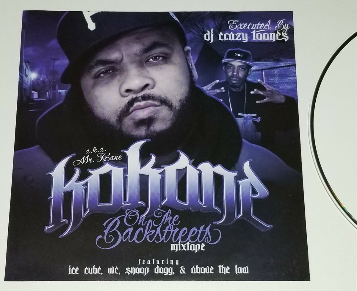 KOKANE ON BACKSTREETS MIXTAPE CD DJ CRAZY TOONES G FUNK RAP WC