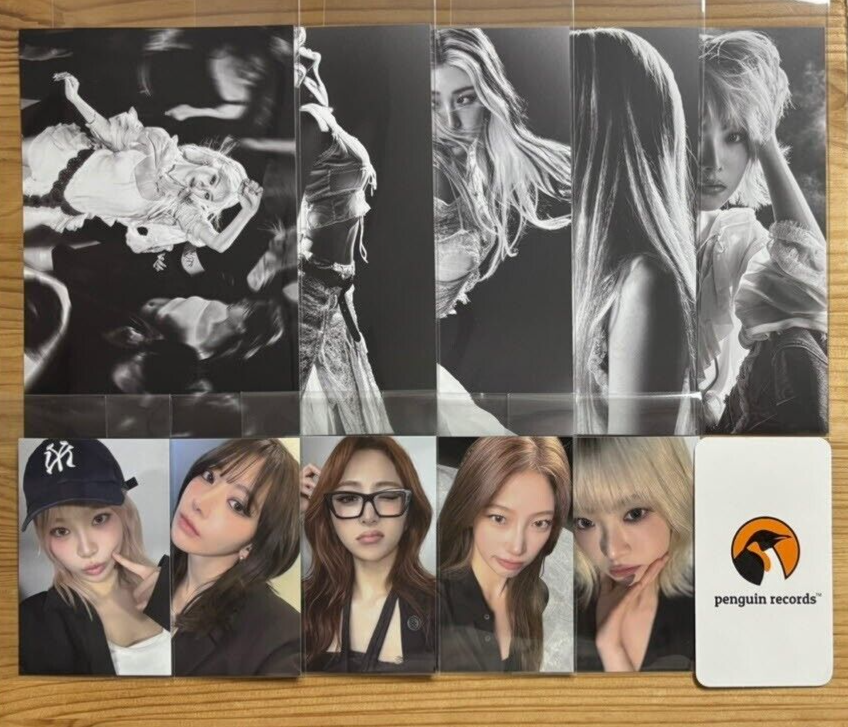 LE SSERAFIM - 5TH MINI ALBUM HOT 20250313 SHOWCASE PHOTO CARD POST
