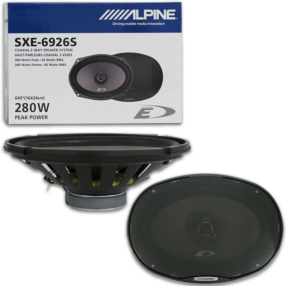 Alpine SXE-6926S 6x9 Car Audio 2-way Coaxial Speakers (Pair) 6x9