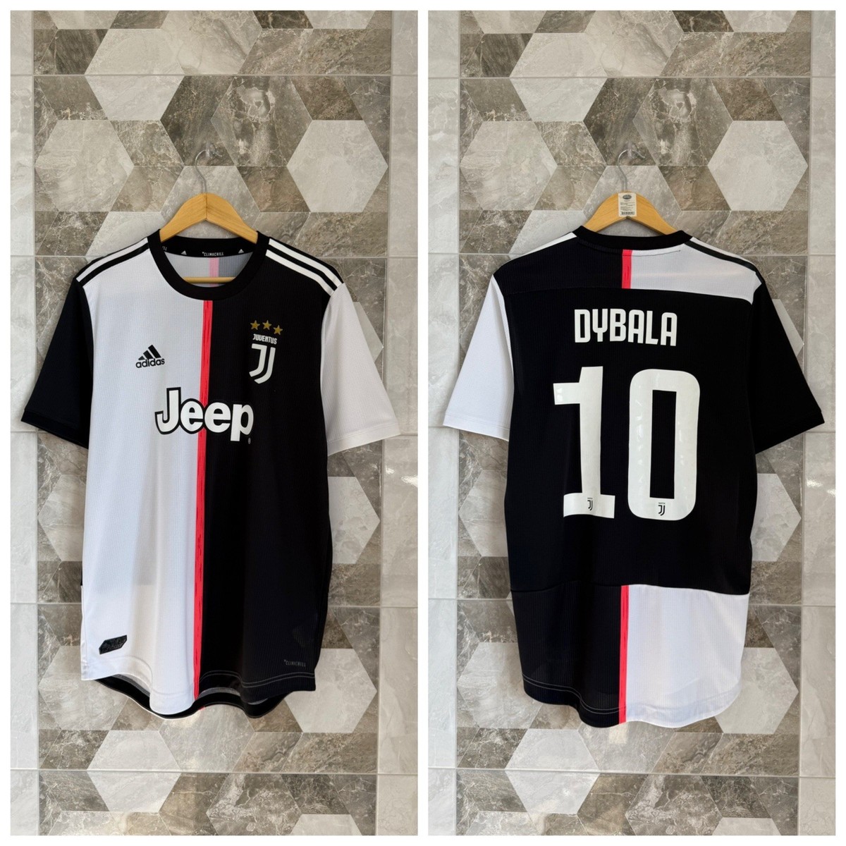 Authentic Juventus #10 Dybala 2019-20 Home Jersey Soccer Shirt