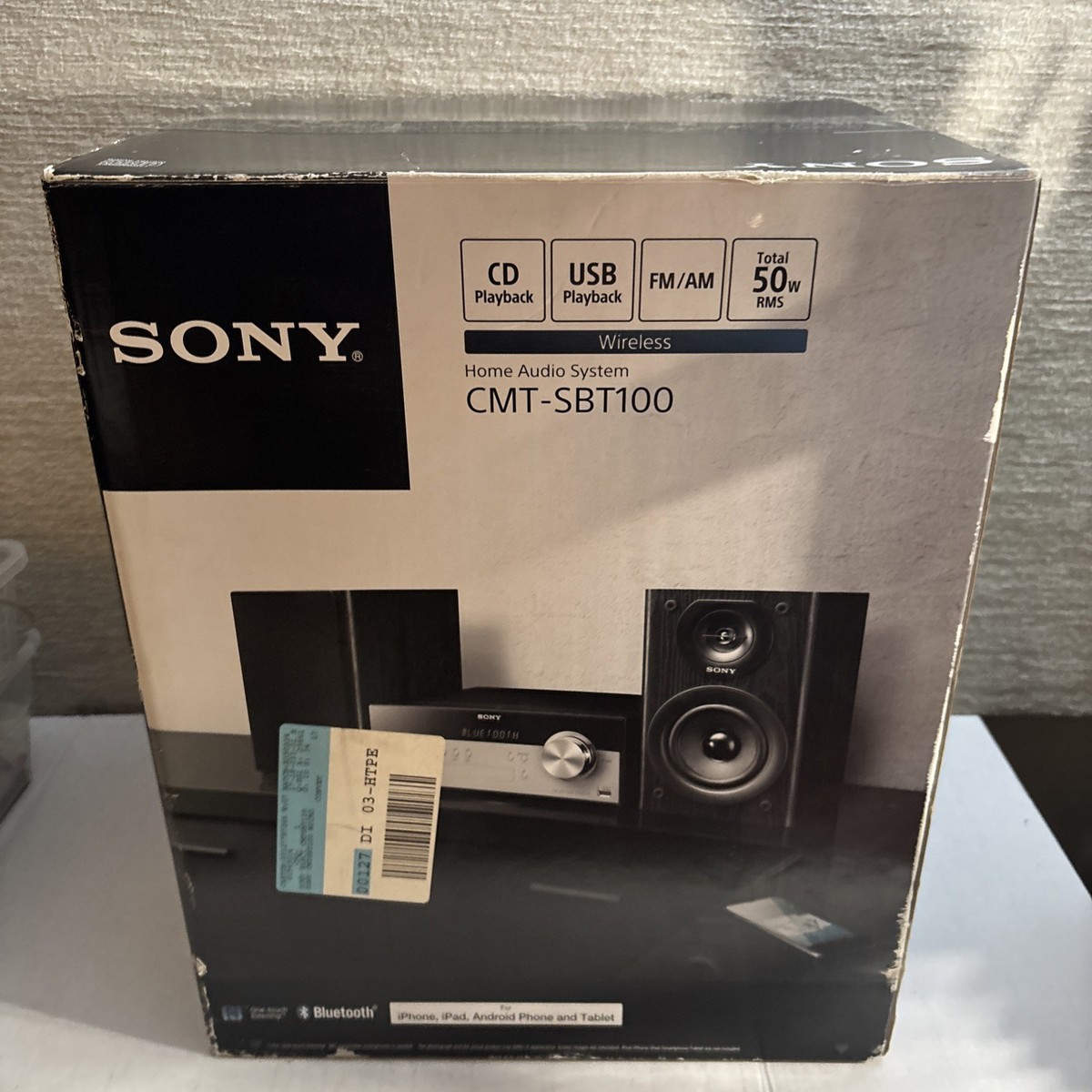 リモコン無し】SONY HCD-SBT100 コンポ Bluetooth対応 Sony HCD-SBT100