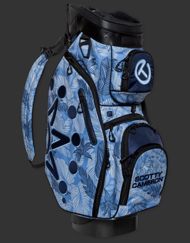 Scotty Cameron Titleist Cart Bag Explorer Floral Blue 2023 Cicle T