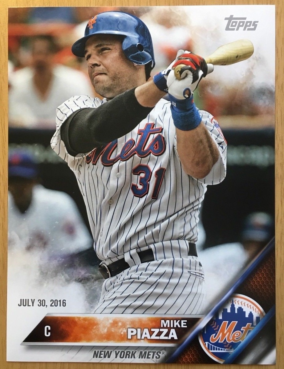 NEW YORK METS Hall Of Fame MIKE PIAZZA #31 Topps Baseball Card
