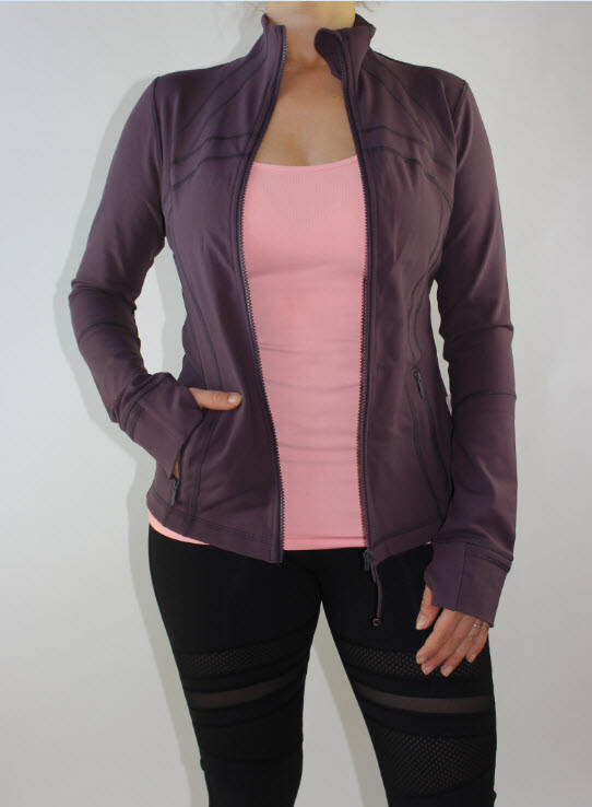 Lululemon Define Jacket size 6 Black Currant NWT Purple Luon Coat