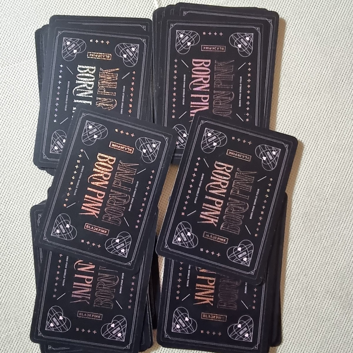 BLACK PINK 2022 WORLD TOUR CONCERT OFFICIAL GOODS PLAYING CARD V2
