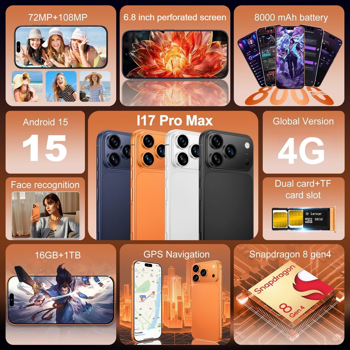 I17Pro Max 526gb 付属品多数有 Amazon | i17 pro max 4G