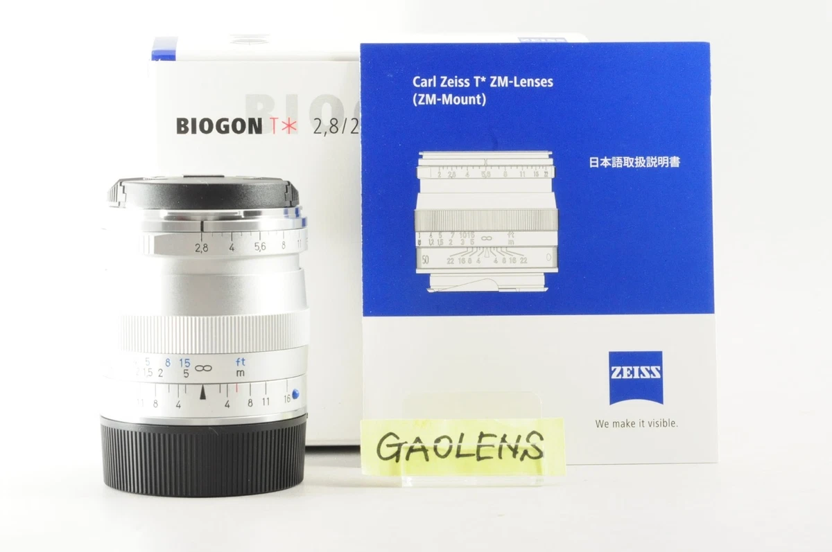 ZEISS Biogon T* 21mm Focal f/2.8 Camera Lenses for sale | eBay