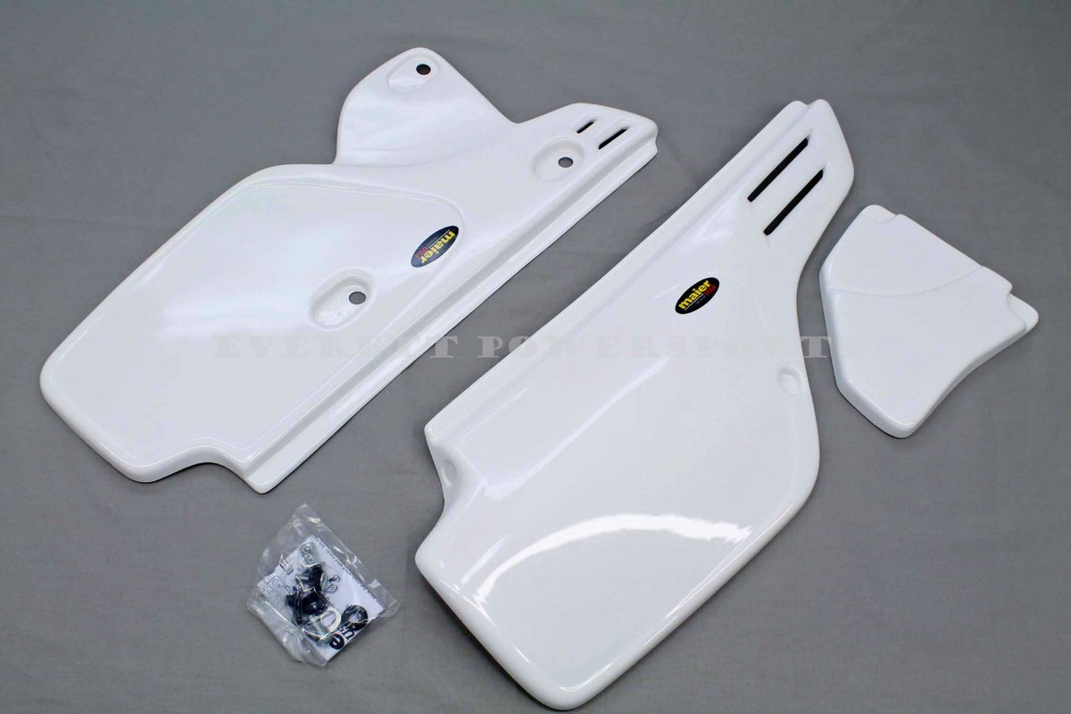 Side Panels Covers Set Honda 86-95 XR250R XR350R XR600R White