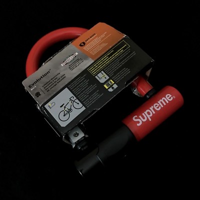 Supreme Kryptonite Evolution Mini-5 U-Lock Bicycle Lock Red Black