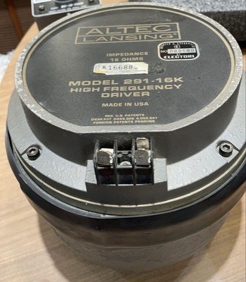 ALTEC LANSING 291-16K Driver Unit with Original Diaphragm | eBay