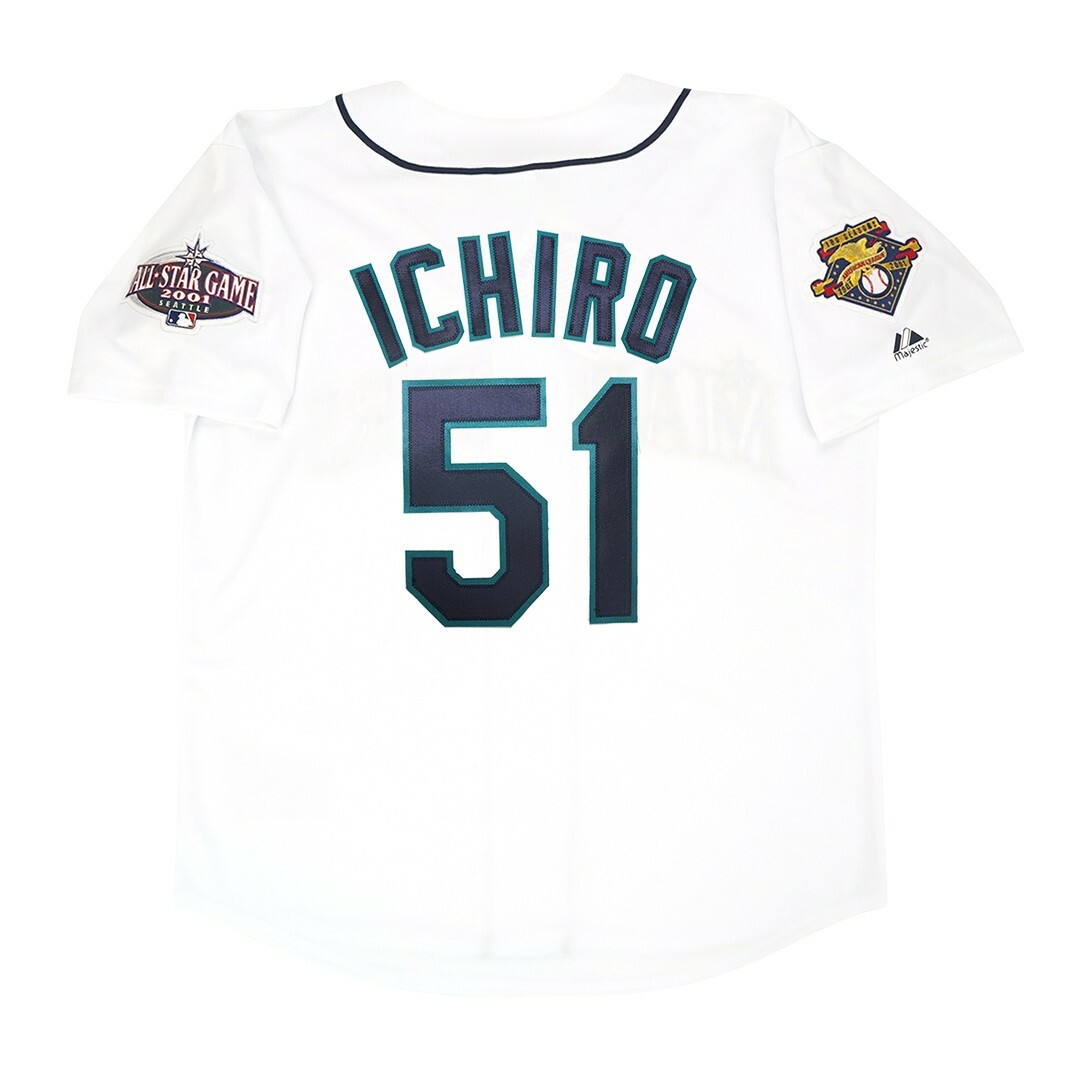 Ichiro Suzuki 2001 Seattle Mariners Home Road Alt Men's Jersey w