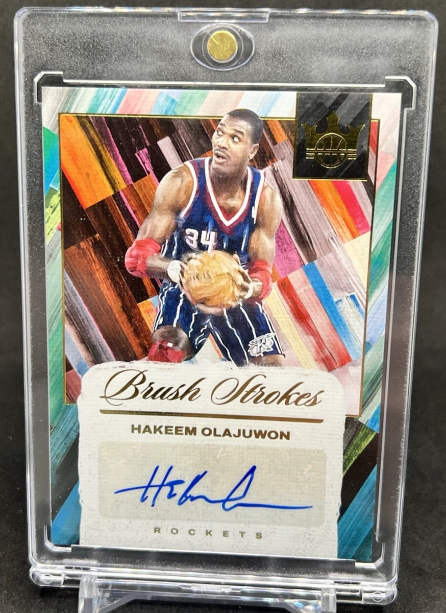Hakeem Olajuwon Houston Rockets Basketball Autographed Sports