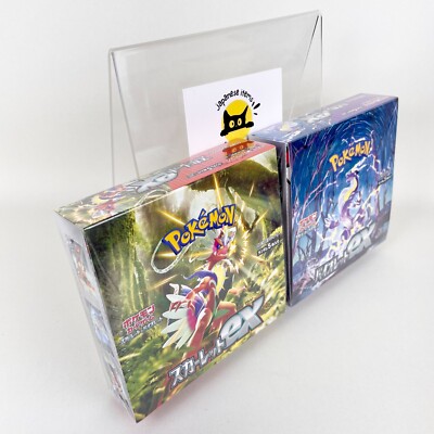 Pokemon TCG Scarlet & Violet ex SV1S SV1V Booster Box Set Sealed