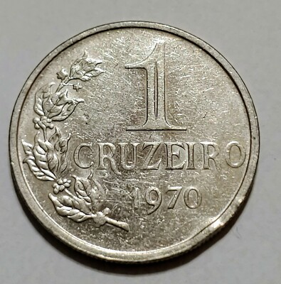 Brazil, 1970 1 Cruzeiro Coin | eBay