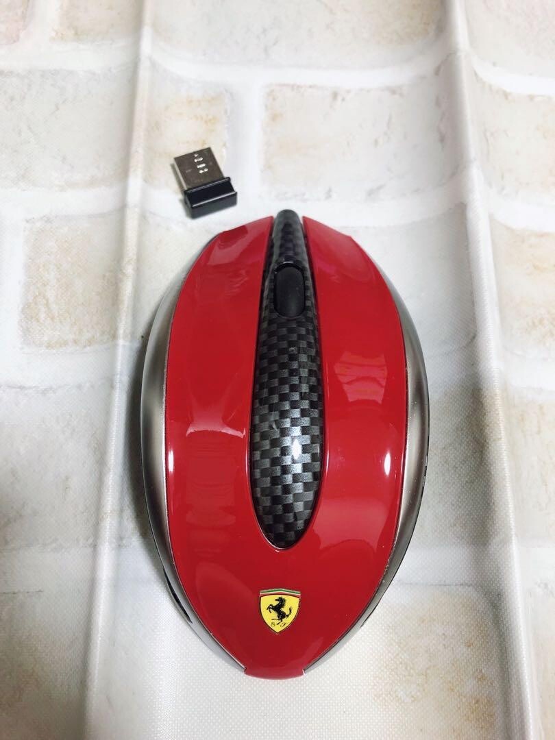 Ferrari Limited Wireless PC Mouse Red | eBay