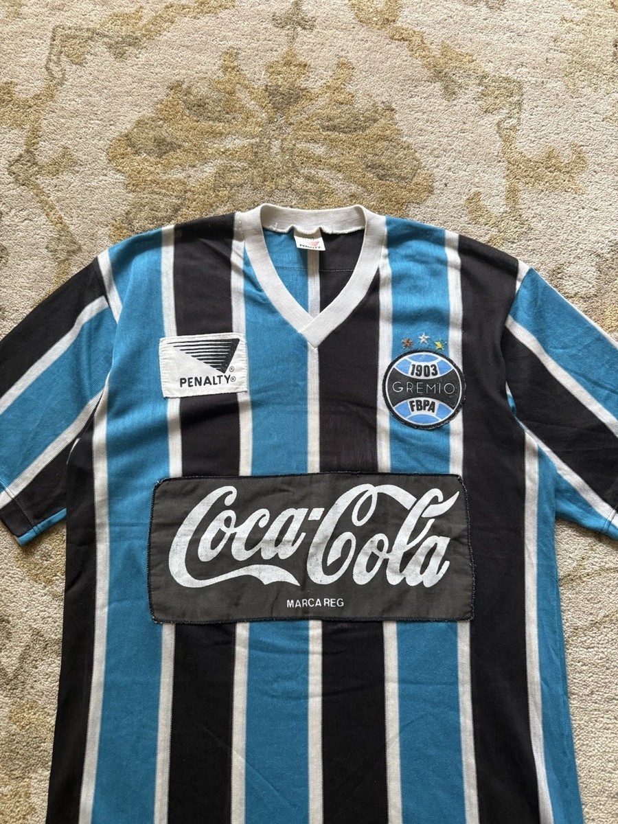 Vintage 1990-92 Gremio Soccer Home Renner #6 Jersey Mens Penalty L