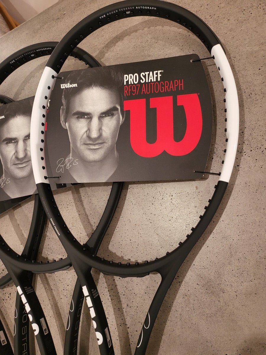 1x Wilson Pro Staff RF97 Autograph v12 Tennis Racquet 4 3/8 Roger