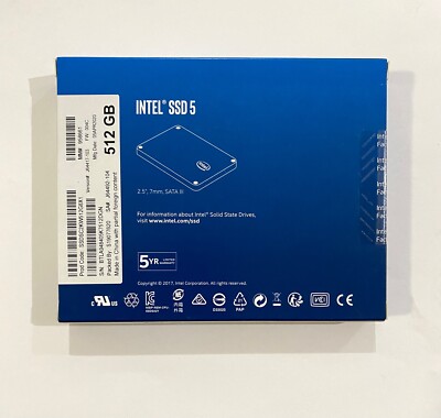 NEW Intel SSDSC2KW512G8X1 545S Series 512GB Internal SSD FACTORY