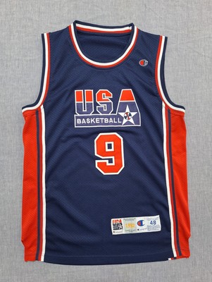Champion Vintage 90s MICHAEL JORDAN #9 USA Dream Team Basketball