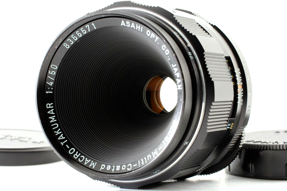 Near MINT】PENTAX Super-Multi-Coated MACRO-TAKUMAR 50mm f/4 M42
