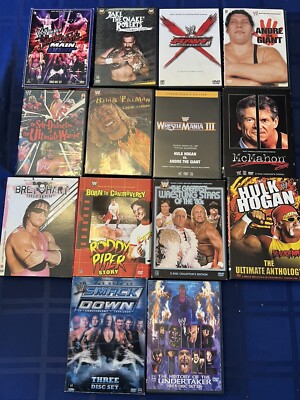 WWE WWF Wrestling DVD Set Lot | eBay
