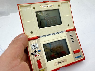 Nintendo Game & Watch Mickey & Donald Multi Screen 1982 Handheld