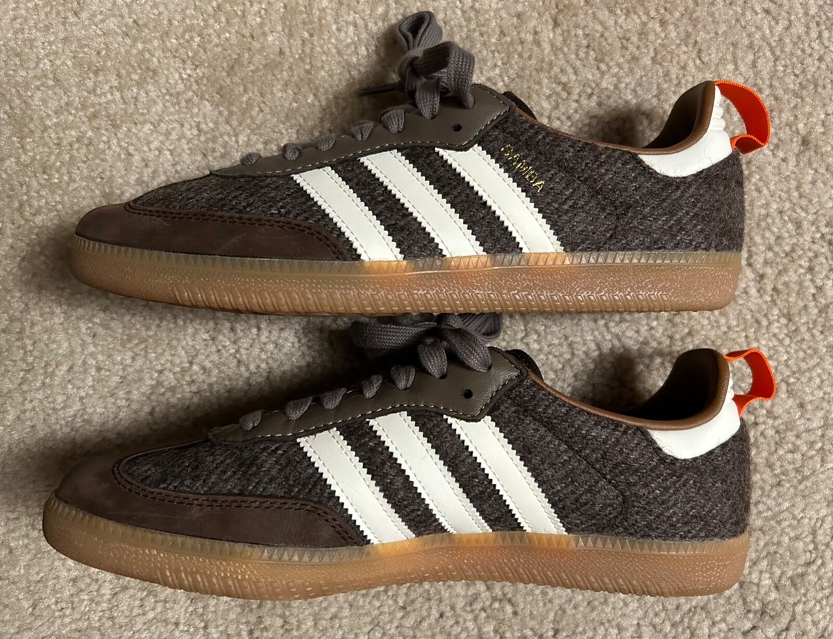 Men's Size US 8 - adidas x Fox Brothers SAMBA Tweed Brown 2021