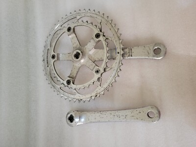 Vintage Shimano Dura Ace FC-7402 Alloy Road Bike Crankset 170mm 53