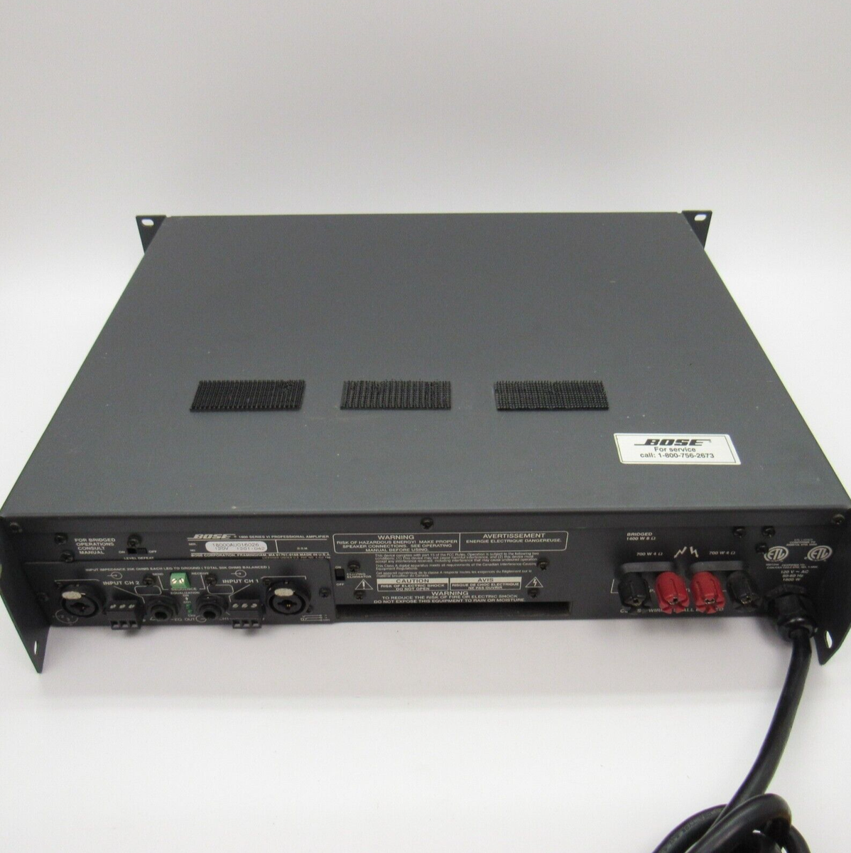 Bose 1800 Series VI Professional Amplifier 2 Channel 600W Each | eBay